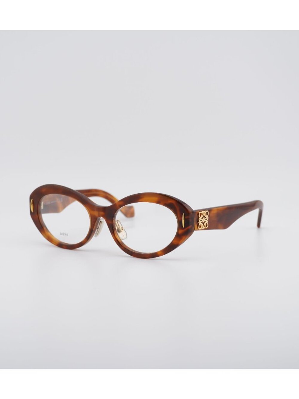 Loewe LW50090F 053 Eyeglasses Havana 52mm Cat Eye Frame